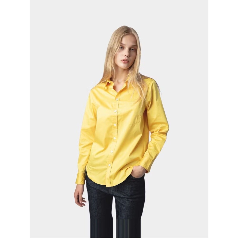 NWT ✨ Zadig & Voltaire ‘Peace’ Yellow Buttondown Shirt Small $268